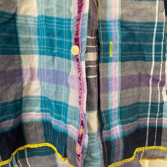 Arnold Zimberg Checked Button Down Shirt - Picture 2 of 5